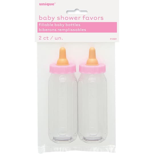 Plastic Pink Fillable Baby Bottle Baby Shower Favors Girl Baby Shower Favors Plastic Pink Fillable Baby Bottle Baby Shower Favors Girl Baby Shower Favors